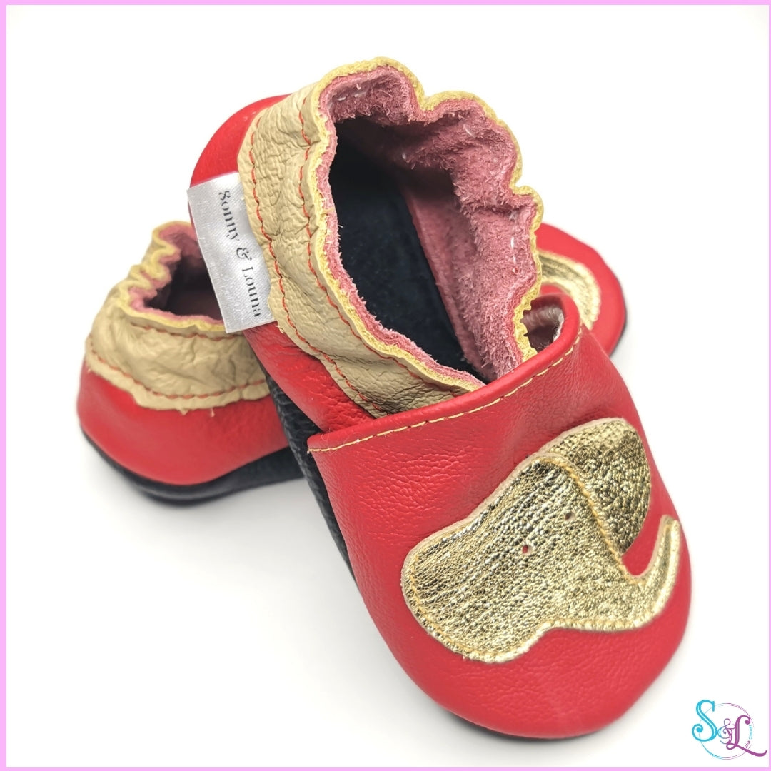 Baby Chaussons Cuir Souple