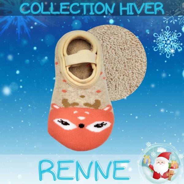 Baby Chaussurettes Hiver, Emy La Renne